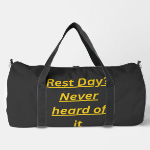 Sac De Sport Jour de Repos Jamais Entendu Parler Citation Drôle