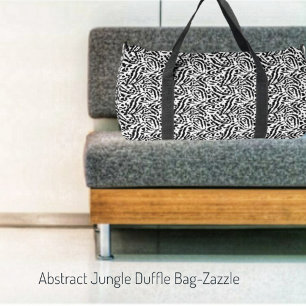 Sac De Sport Jungle Abstraite