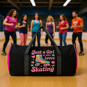Sac De Sport Juste Une Fille Aime Le Patinage