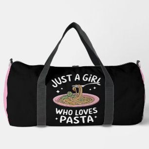 Sac De Sport Juste une fille qui aime le plat de pâtes