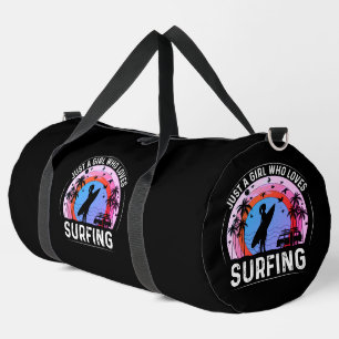 Sac De Sport Juste une Fille qui aime le Surf
