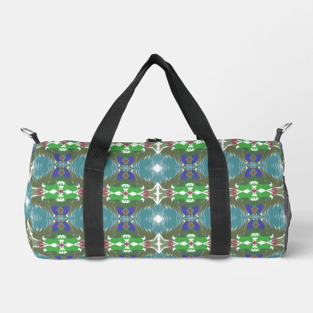 Sac De Sport Kaléidoscope de la marée émeraude (Recto)