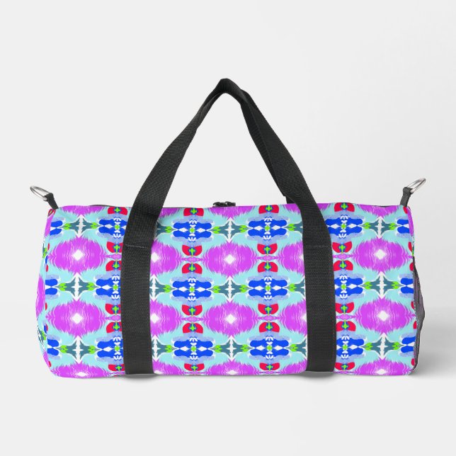Sac De Sport Kaleidoscope Fleur d'Azur (Recto)
