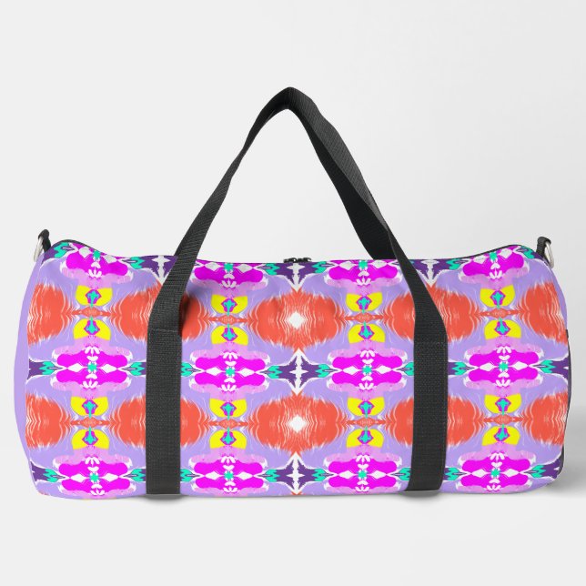 Sac De Sport Kaleidoscope Fleur Solaire (Recto)