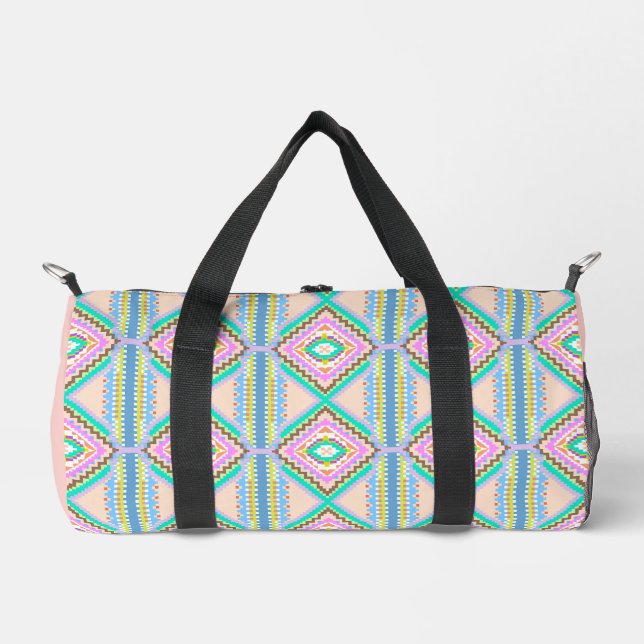 Sac De Sport Kaleidoscope Rêve Pastel Électrique (Recto)