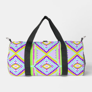 Sac De Sport Kaleidoscope Rêves Tribaux Néon