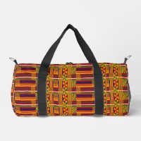 Kente Motif ethnique - Textile africain dynamique