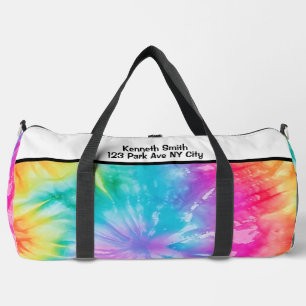Sac De Sport Kit de personnalisation de monogramme Tie Dye arc-