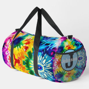 Sac De Sport Kit Sport Tie Dye Personnalisé Monogramme Vibrant