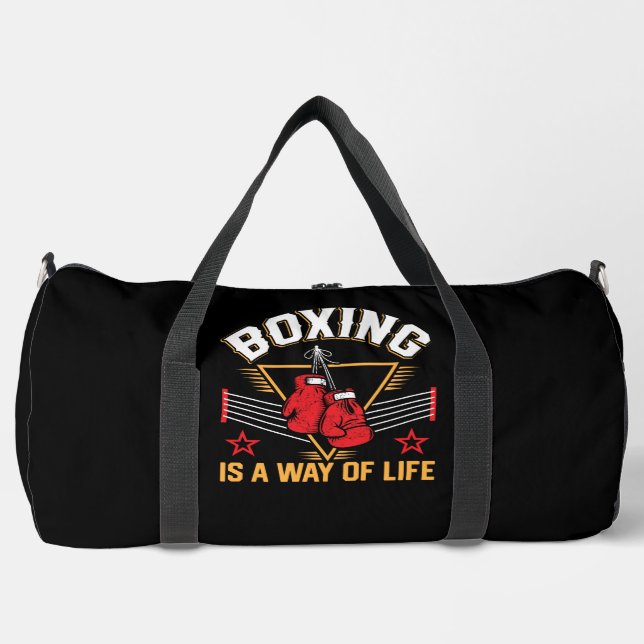 Sac De Sport La boxe est un mode de vie (Recto)