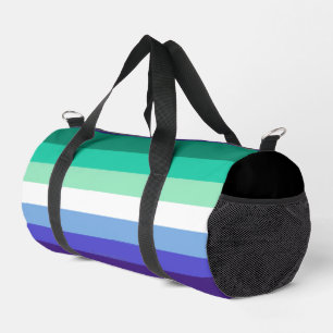 Sac De Sport La palette de drapeau des hommes gays trans-inclus