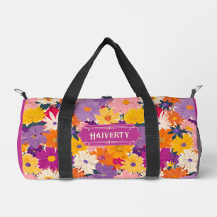 Sac De Sport La pauvreté encombrée les fleurs florales modernes