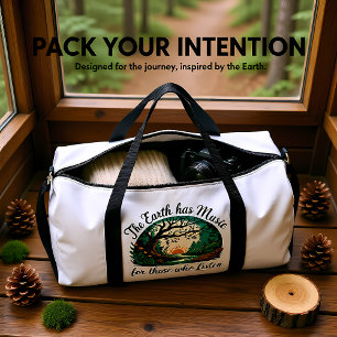 Sac De Sport "La Terre a de la Musique" - Amoureux de la Nature