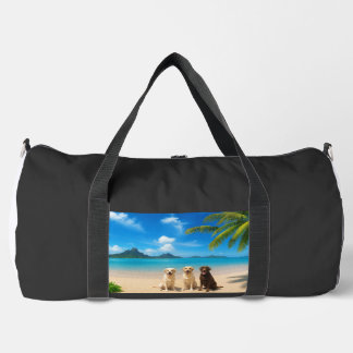 Sac De Sport Laboratoires sur une île tropicale