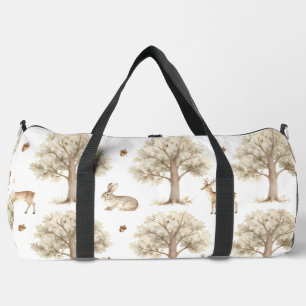 Sac De Sport Lapin de forêt et motif de cerf