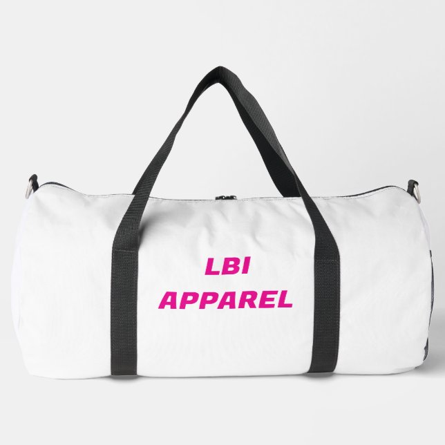 SAC DE SPORT LBI APPAREL TRADEMARKED DUFFLE BEACH BAG (Recto)