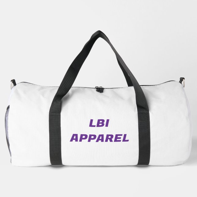 SAC DE SPORT LBI APPAREL TRADEMARKED DUFFLE BEACH BAG (Verso)