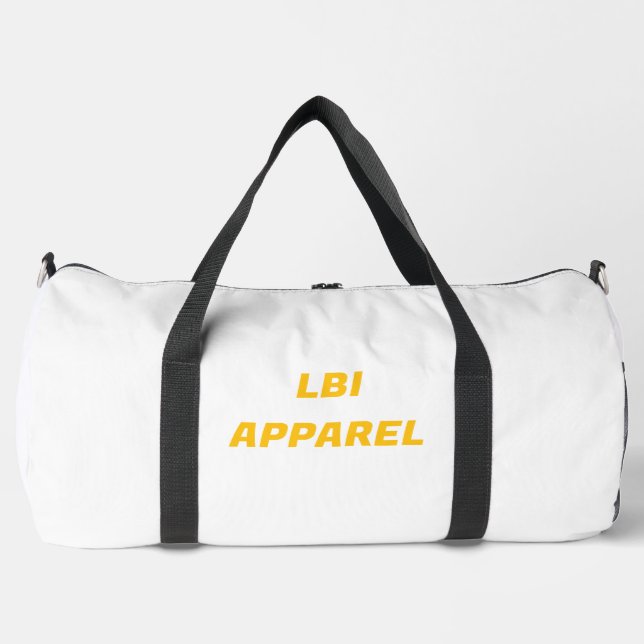SAC DE SPORT LBI APPAREL TRADEMARKED DUFFLE BEACH BAG (Recto)