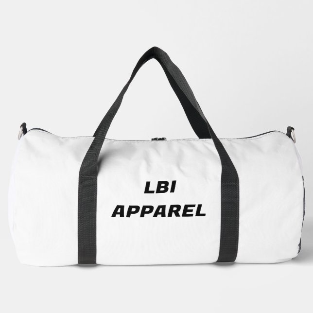 SAC DE SPORT LBI APPAREL TRADEMARKED DUFFLE BEACH BAG (Recto)