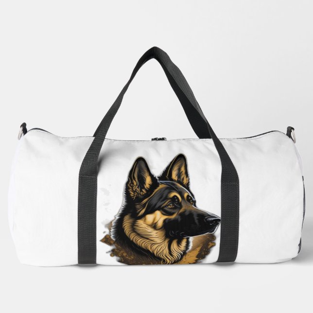 Sac De Sport Le Berger Allemand 004  (Recto)