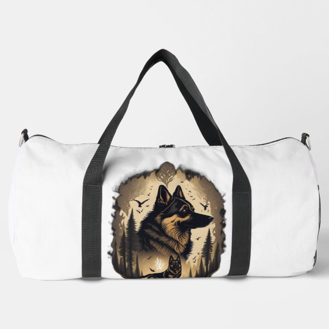 Sac De Sport Le Berger Allemand 005  (Recto)