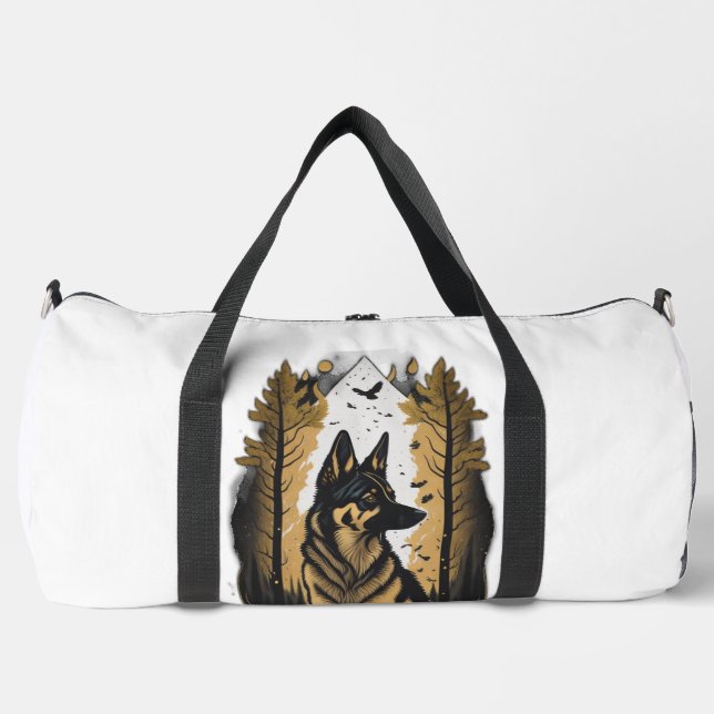 Sac De Sport Le Berger Allemand 009  (Recto)