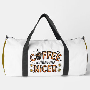 Sac De Sport Le Café Me Rend Plus Agréable Des Marguerites