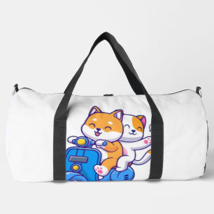 Sac De Sport Le Couple de Shiba Mignon