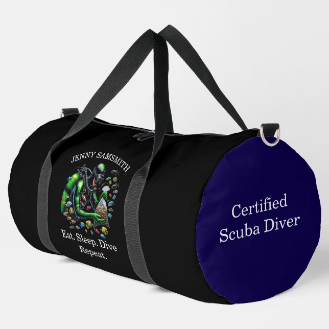 Sac De Sport Le Rêve Des Amateurs De Scuba : Plongez Dans L'Amu (Coin gauche)