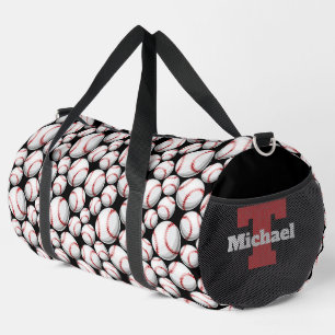 Sac De Sport Les amateurs de baseball cool ajoutent du monogram