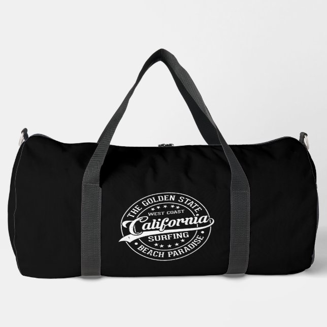 Sac De Sport L'État d'or : Californie Surf Vibes (Recto)