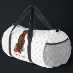 Sac De Sport Let's Go! Walk Flat-Coated Retriever Dog (liver)<br><div class="desc">Let's Go! (for a walk) Flat-Coated Retriever Dog (liver) - Cute dog cartoon with a red leash and collar in his mouth, ready to go do something... go for a ride, go play, go for a walk, on a vacation, anywhere! Copyright © Angi Laframboise. Funny dog breed and dog obedience...</div>