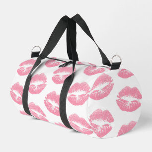 Sac De Sport Lèvres Roses, Motif De Lèvres, Rouge Rose, Baiser
