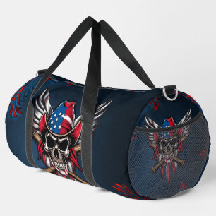 Sac De Sport Liberté sauvage, crâne américain avec chauves-sour