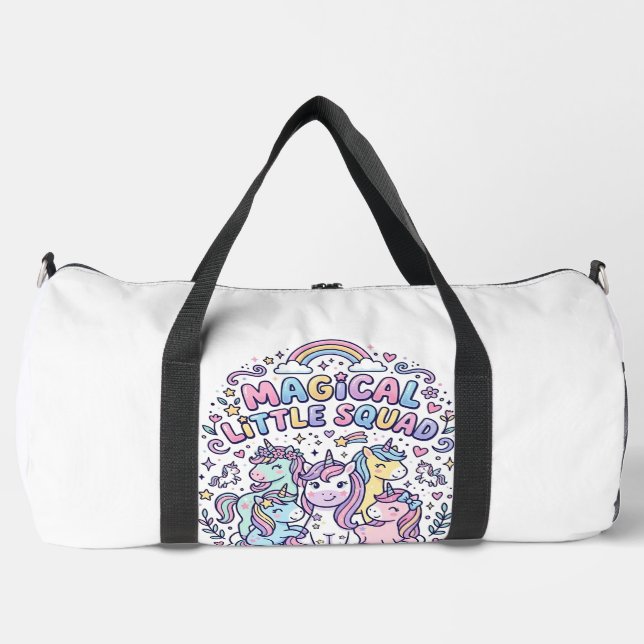 Sac De Sport Licorne Magical Little Squad Conception Graphique  (Recto)