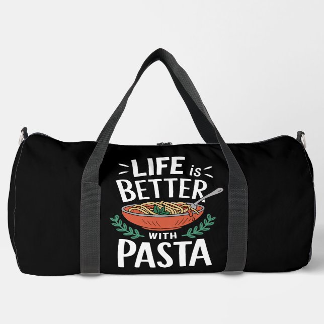 Sac De Sport Life Better With Pasta Bowl (Recto)