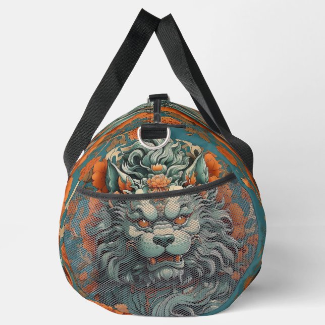Sac De Sport Lion de sagesse de la grippe  (Droite)