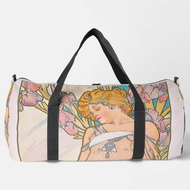 Sac De Sport L'Iris (1897) par Alphonse Mucha  (Recto)