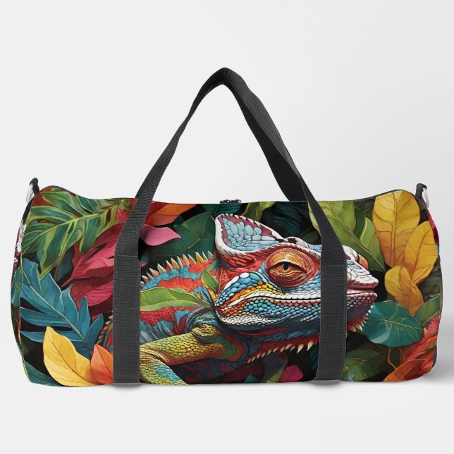 Sac De Sport Lizard Leaves & Colour (Recto)