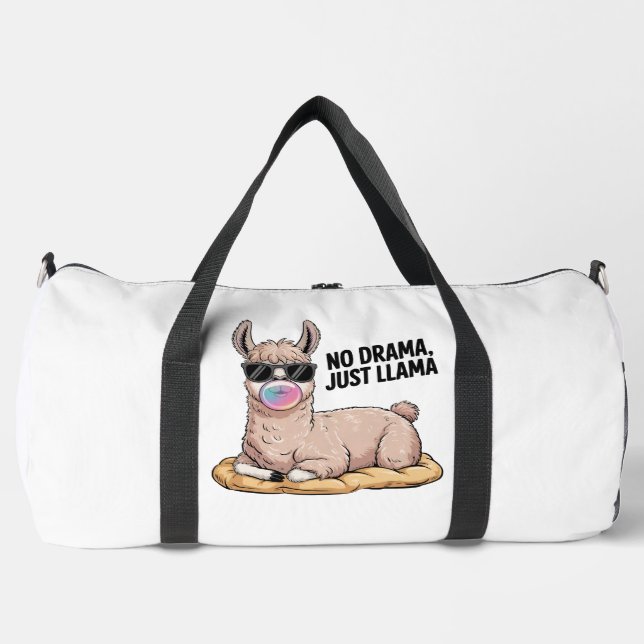 Sac De Sport Llama Cool Attitude Sans Drame (Recto)