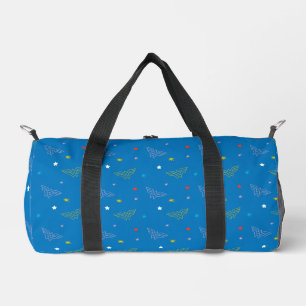 Sac De Sport Logo de Wonder Woman et étoiles motif bleu