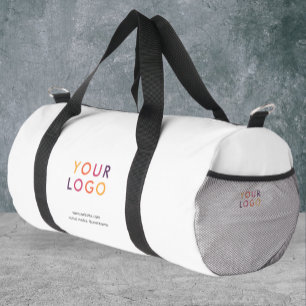 Sac De Sport Logo d'entreprise blanc