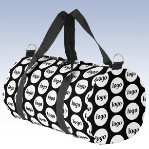 Sac De Sport Logo Motif Promotionnel Business Noir