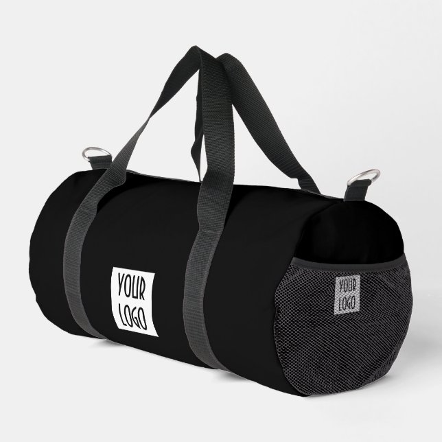 Sac De Sport Logo noir et blanc professionnel de promotion comm (Coin droit)