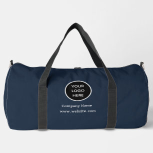 Sac De Sport Logo Personnalisé Entreprise Marine Blue Business 
