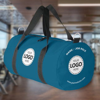 Sac De Sport Logo personnalisé/ Nom/ Site Web Teal Gym
