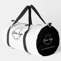 Logo Simple Black White Business de marque
