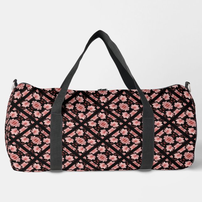 Sac De Sport Lotus Rose Classique (Recto)
