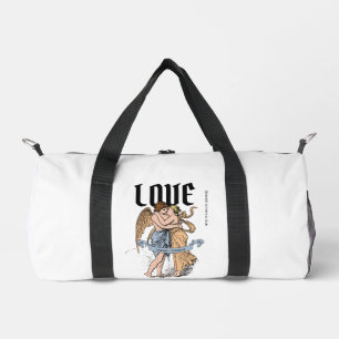 Sac De Sport Love Embrace – Illustration d'un couple romantique