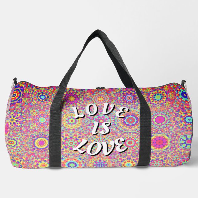 Sac De Sport Love Is Love Fierté  (Recto)